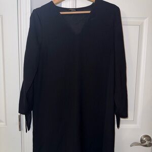 Express Black V-Neck Dress